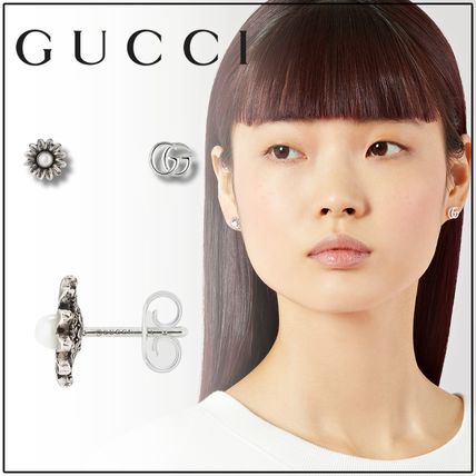 国内直営【GUCCI】ダブルG スタッズ ピアス (GUCCI/ピアス) 120938648