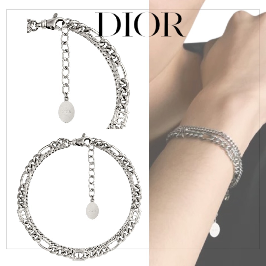 新作♪DIOR Dior Argent ブレスレット シルバー メンズ (Dior