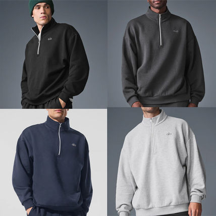 ハーフジップ ALO Yoga(アロー) スウェット・トレーナー(メンズ