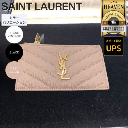 ベージュ系 Saint Laurent(サンローラン) カードケース・名刺入れ