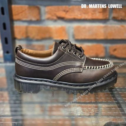 Dr Martens☆LOWELL 4 ホール☆兼用☆DMS OLIVE (Dr.Martens