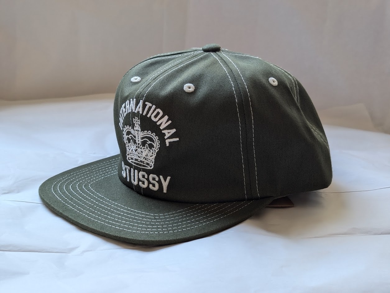 国内発送【STUSSY】MID-DEPTH INTERNATIONAL CROWN STRAPBACK (STUSSY