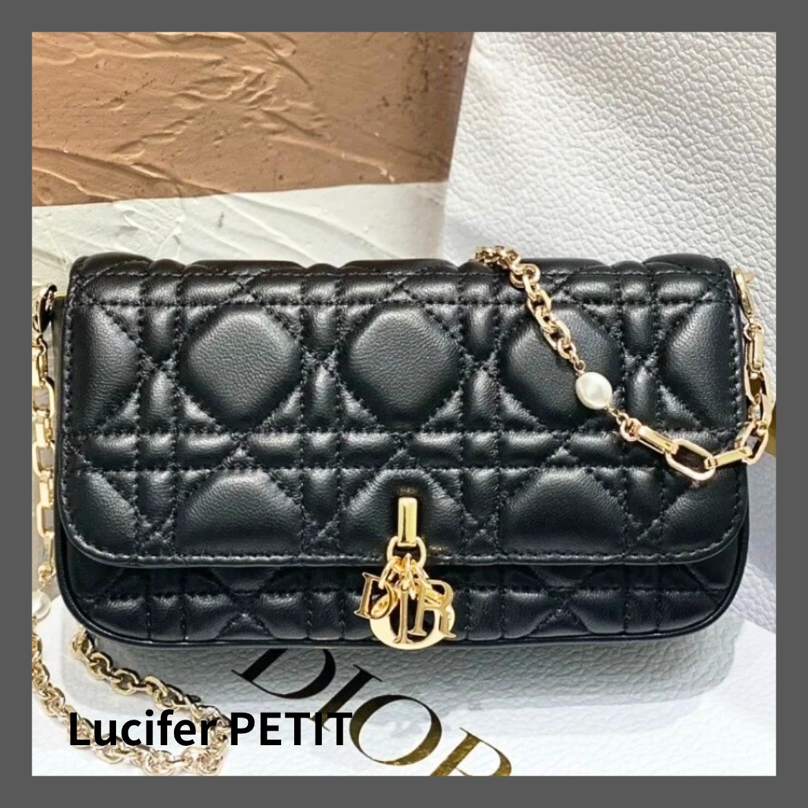 持ち方いろいろ♪】My Dior - Dior Talk フォンバッグ (Dior