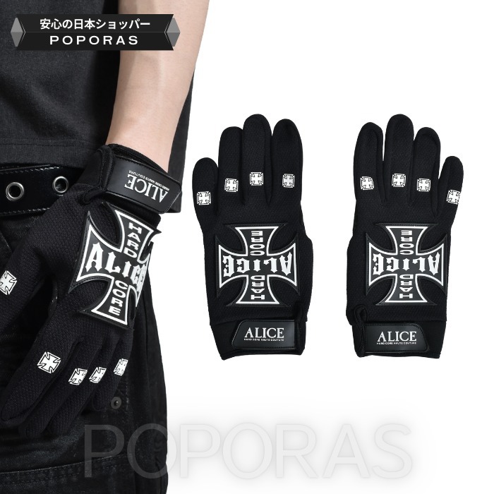 国内発送【ALICE HOLLYWOOD】MOTO COUTURE GLOVES グローブ (手袋