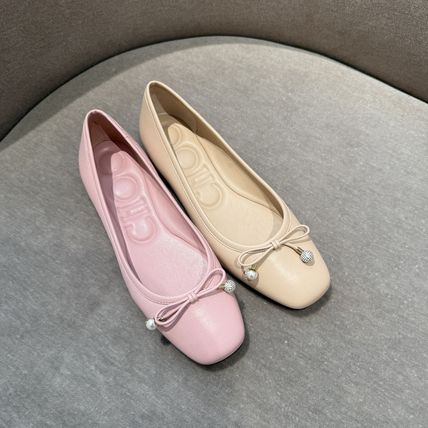 フラット ピンク系 Jimmy Choo(ジミーチュウ) バレエシューズ