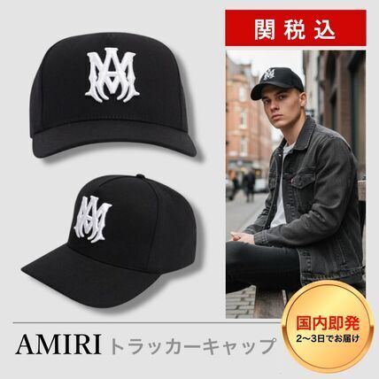 AMIRI アミリ MAロゴ トラッカー キャップ キャンバス (AMIRI/キャップ