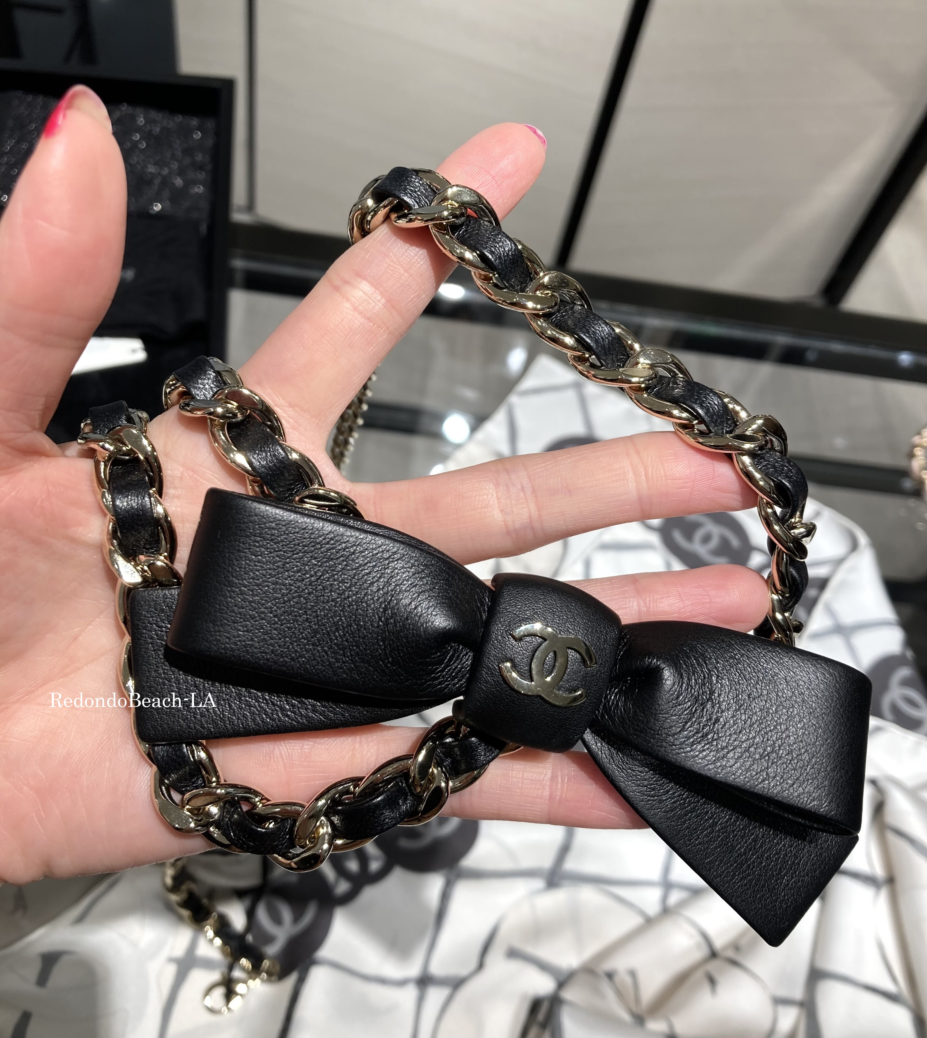 リボンで差を付ける】CHANEL☆チェーンベルト☆25秋冬限定 (CHANEL