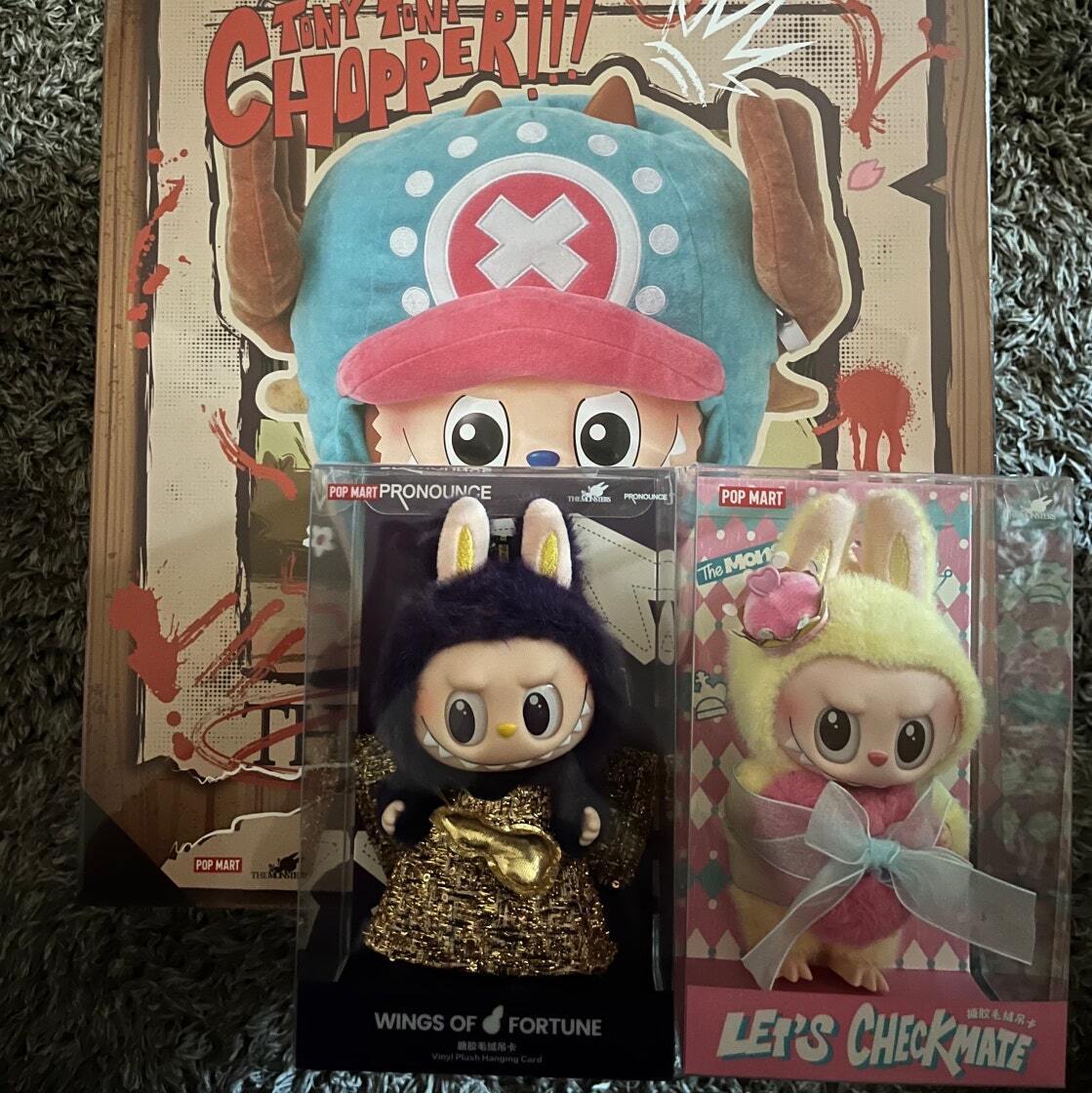 POP MART】MEGA LABUBU x One Piece Tony Tony Chopper 400% (POP MART