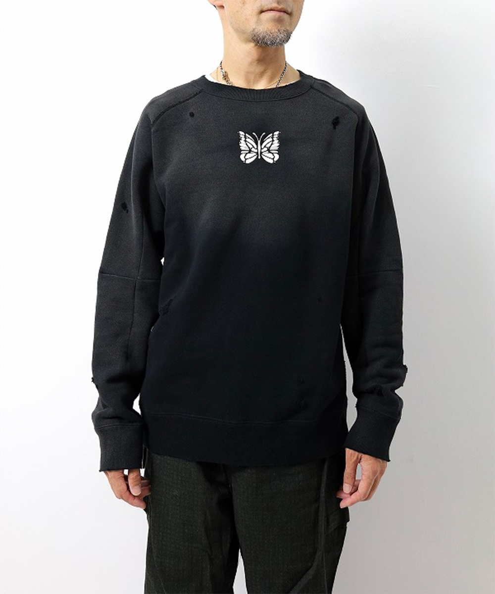 Needles】25AW DECONSTRUCTED SWEAT 長袖 スウェット すぐ届く