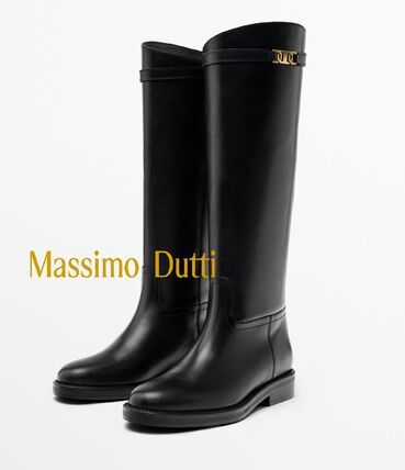 Massimo Dutti(マッシモドゥッティ) ブーツ(レディース) - ブランド