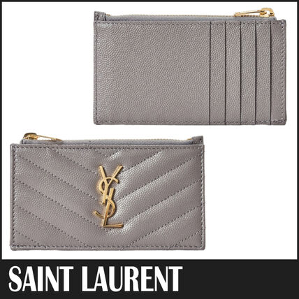 グレー（灰色）系 Saint Laurent(サンローラン) カードケース・名刺