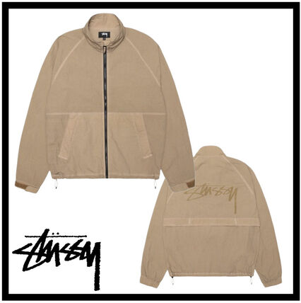 ☆送料・関税込☆Stussy☆Stussy WARM UP JACKET☆coyote☆ (STUSSY