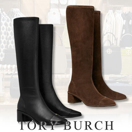 エレガントスタイル 24.5cm Tory Burch(トリーバーチ) ロングブーツ