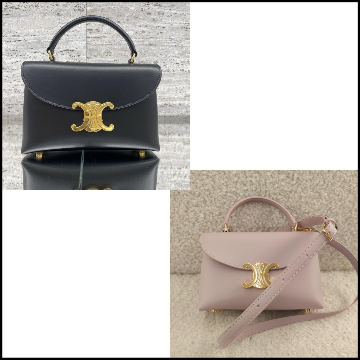 25新作 セリーヌ ティーン ニノ バッグ サテンドカーフスキン (CELINE