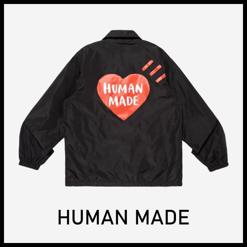 ☆HUMAN MADE☆COACH JACKET BLACK (HUMAN MADE/コーチジャケット