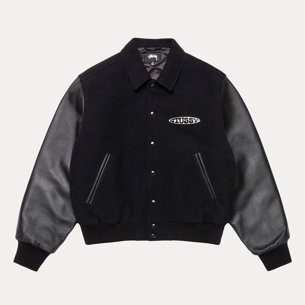 Stussy GLOBE VARSITY JACKET (STUSSY/ジャケットその他) 121574050