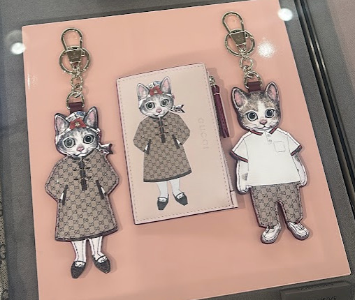 グッチ Gucci 日本限定 ヒグチユウコ 猫 （BO BORIS）チャーム (GUCCI