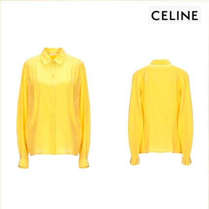 イエロー（黄色）系 CELINE(セリーヌ) ブラウス・シャツ(レディース