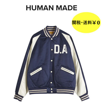 ネイビー（紺）系 HUMAN MADE(ヒューマンメイド) スタジャン(メンズ
