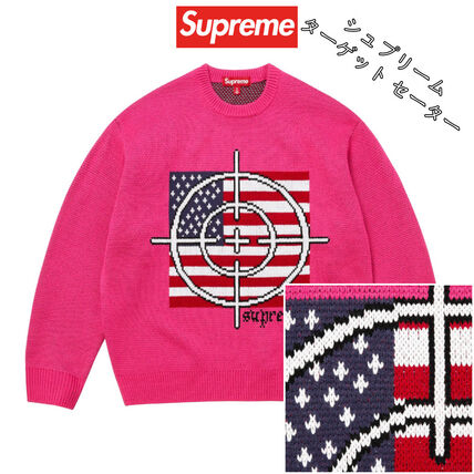 ピンク系 Supreme(シュプリーム) ニット・セーター(メンズ) - ブランド