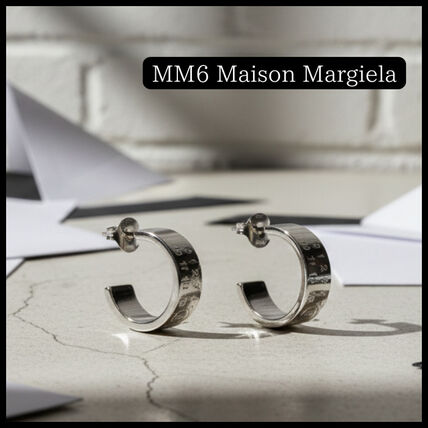 MM6 Maison Margiela】ナンバーロゴ フープ ピアス (Maison Margiela