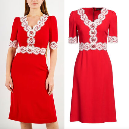 レッド（赤）系 Dolce & Gabbana(ドルチェ&ガッバーナ) ワンピース