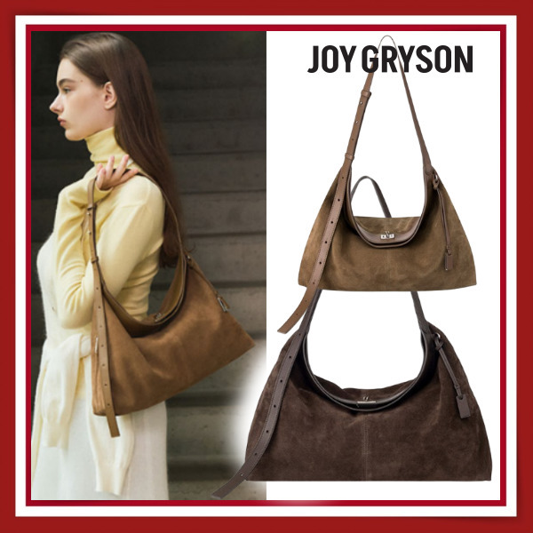 JOY GRYSON] Seli Shoulder Bag Suede 牛革スエード 送料税込 (JOY
