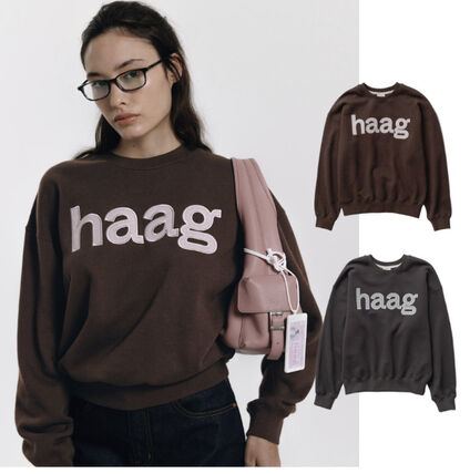 ブラウン（茶色）系 haag(ヘイグ) スウェット・トレーナー(レディース