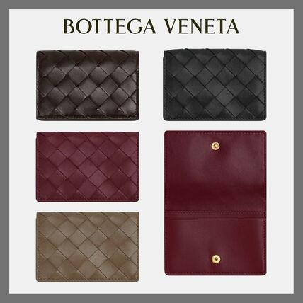 レッド（赤）系 BOTTEGA VENETA(ボッテガヴェネタ) カードケース・名刺