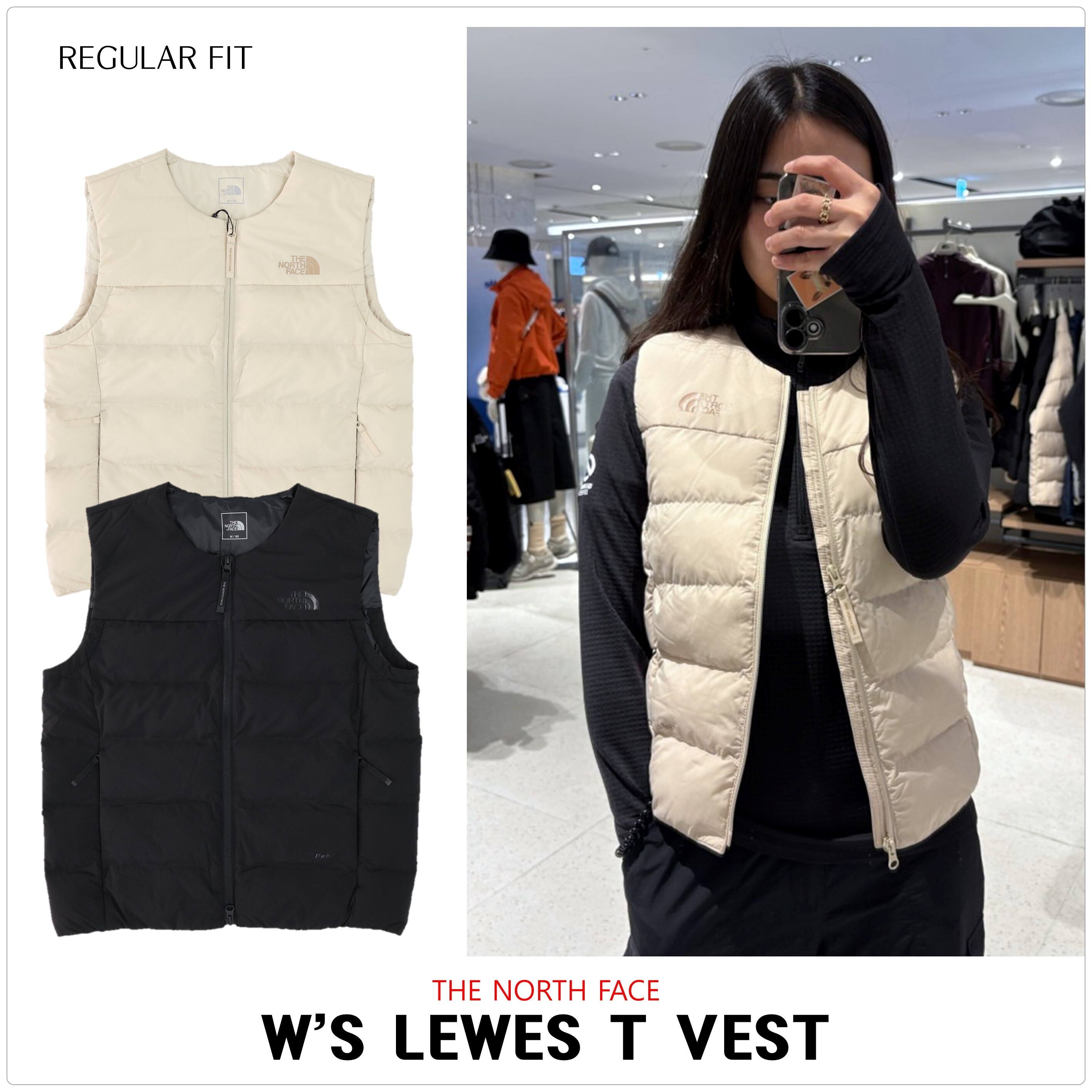 ノースフェイス]W'S LEWES T ベスト☆新作・25AW☆レディース☆ (THE