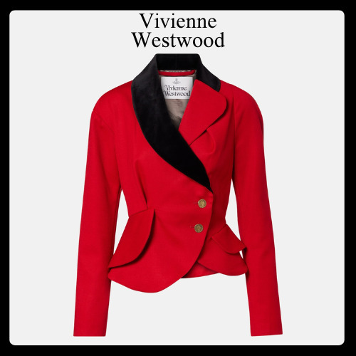 Vivienne Westwood】Stormy asymmetric virgin wool jacket (Vivienne
