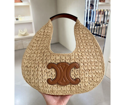 ベージュ系 CELINE(セリーヌ) かごバッグ(レディース) - ブランド通販