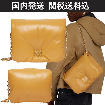 イエロー（黄色）系 LOEWE GOYA(ロエベ ゴヤ) ショルダーバッグ