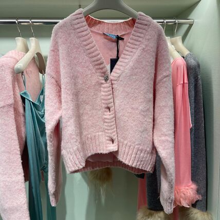 ピンク系 PRADA(プラダ) カーディガン(レディース) - ブランド通販のBUYMA