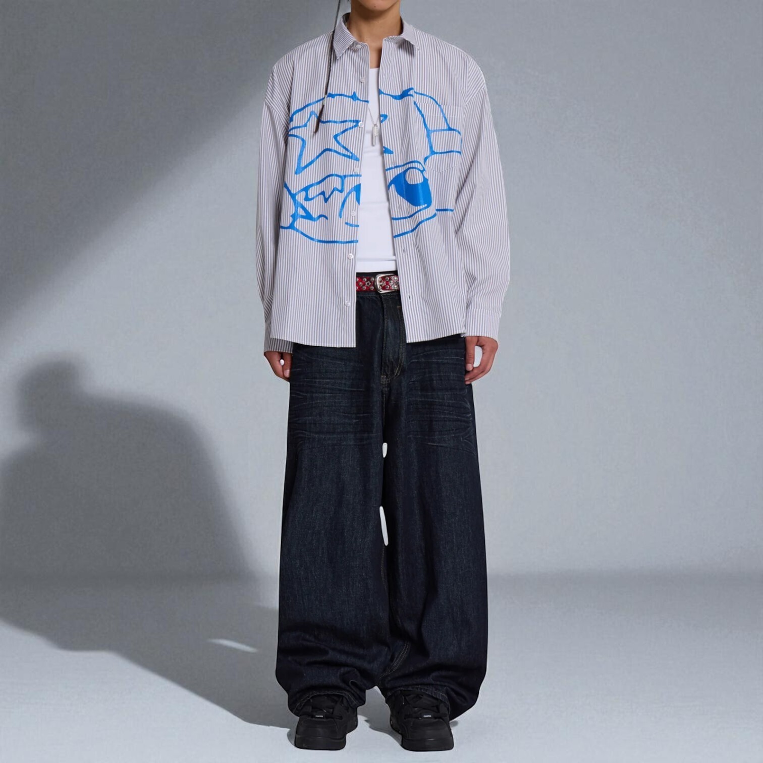 英国発☆Jaded London☆Stereo Long Sleeve Shirt