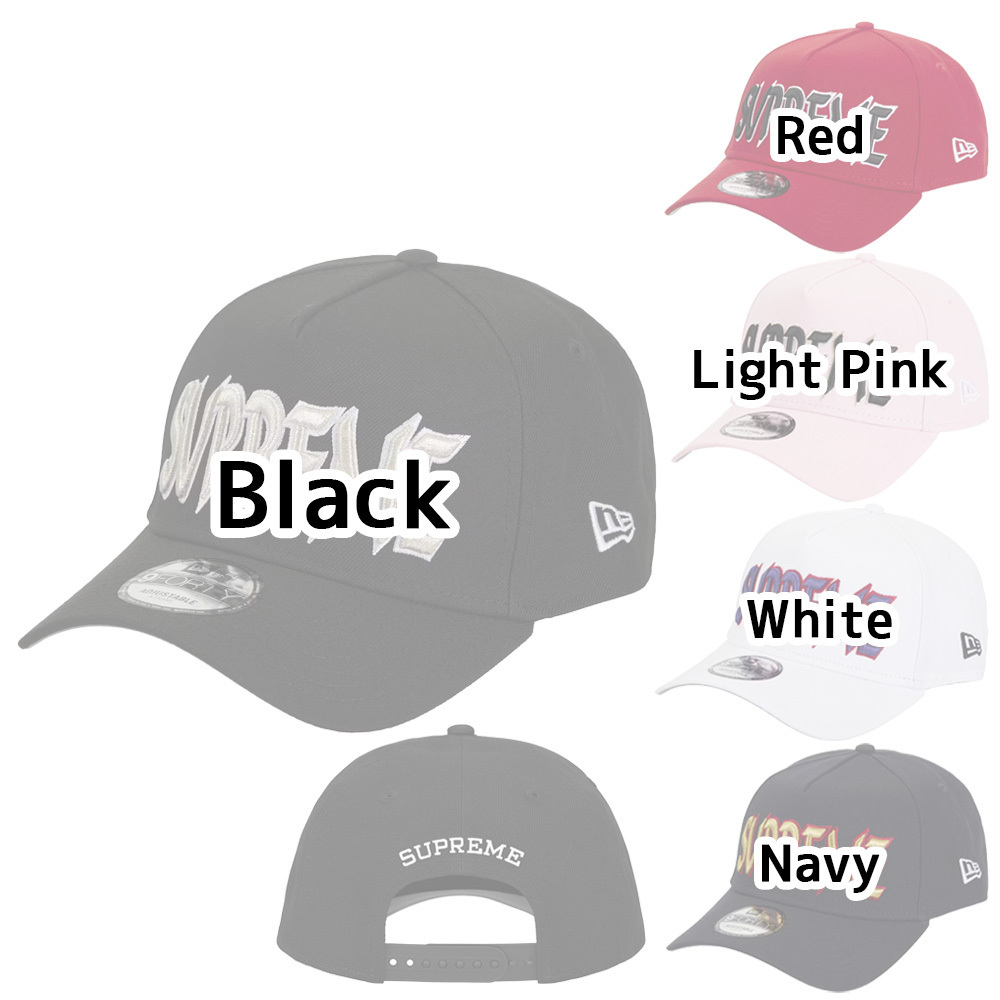 Supreme☆シャープスペルアウトロゴ ニューエラ スナップバック