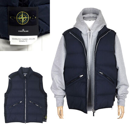 ダウンベスト メンズ STONE ISLAND(ストーンアイランド) - ブランド
