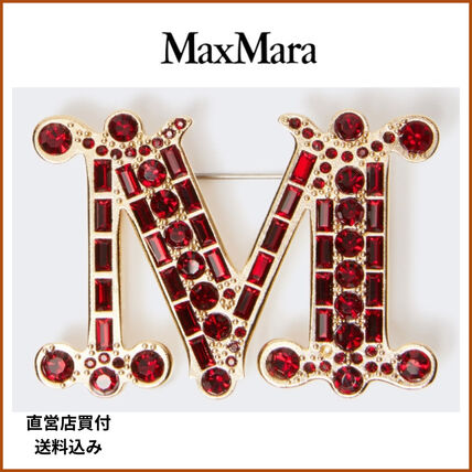 レッド（赤）系 Max Mara(マックスマーラ) ブローチ・コサージュ