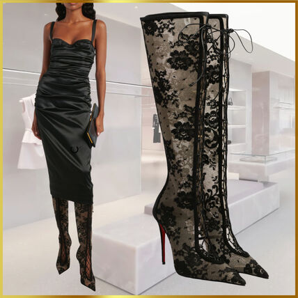 10cm以上 Christian Louboutin(クリスチャンルブタン) ロングブーツ