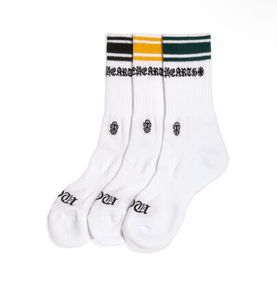 ホワイト（白）系 CHROME HEARTS(クロムハーツ) タイツ・ソックス