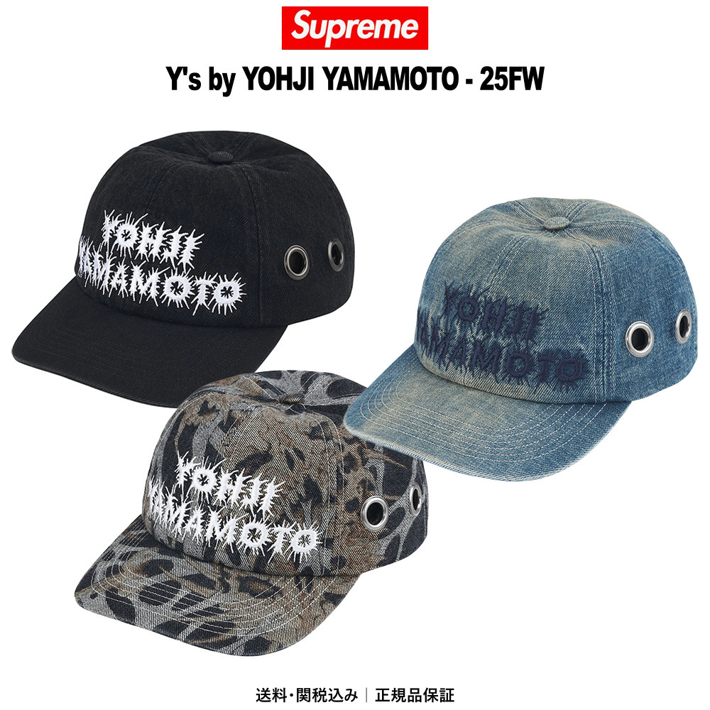 SUPREME x Y's by YOHJI YAMAMOTO】Grommet 6-Panel Cap -25FW