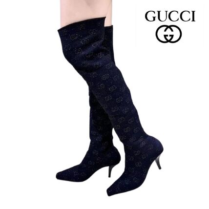 ニーハイブーツ GUCCI(グッチ) ロングブーツ(レディース) - ブランド