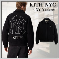 KITH x Yankees】上質メルトンウール ラグラン スタジャン (KITH NYC