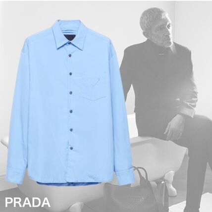 ブルー（青）系 フランス PRADA(プラダ) シャツ(メンズ) - ブランド