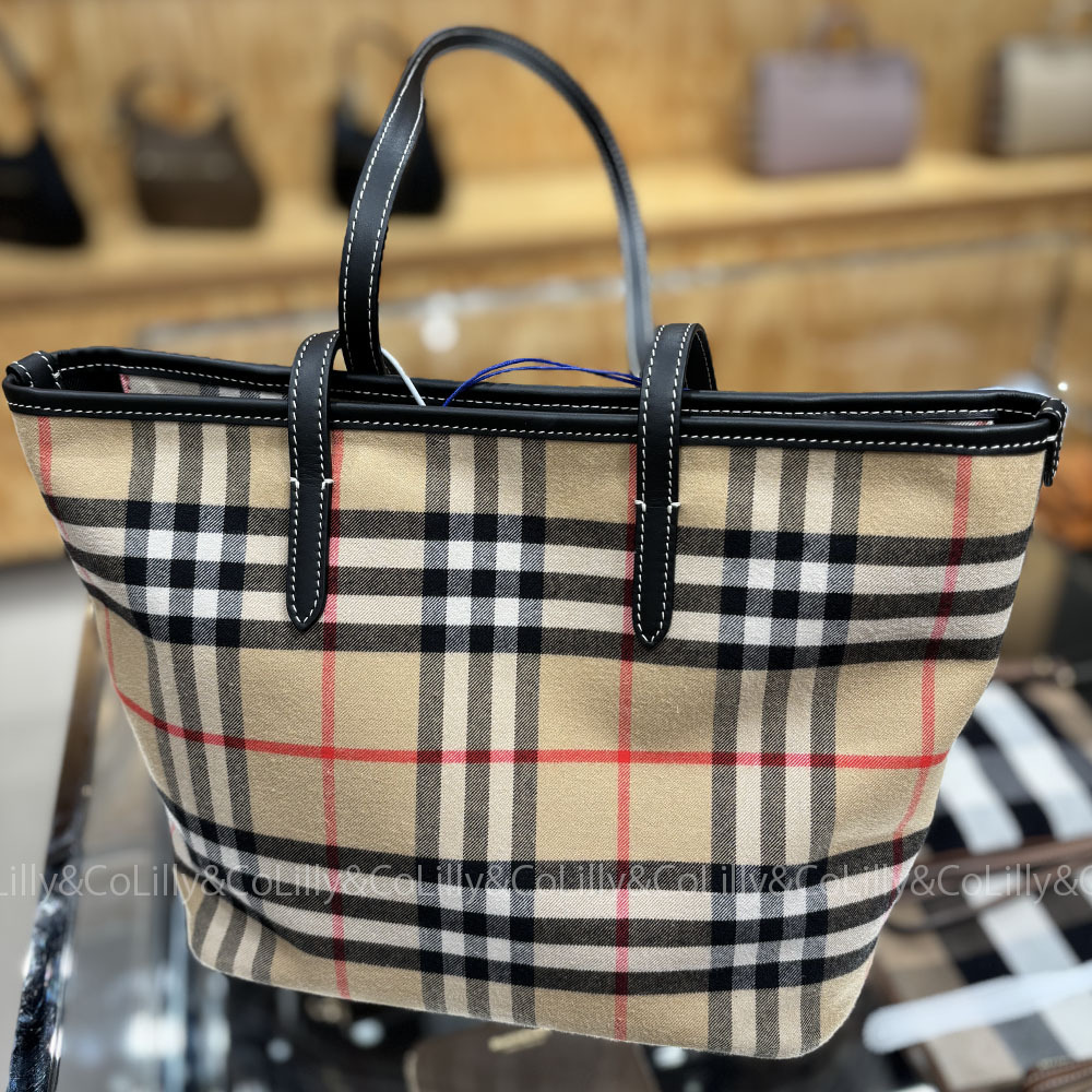 Burberry☆Iconチェックジップトートバッグ (Burberry/トートバッグ