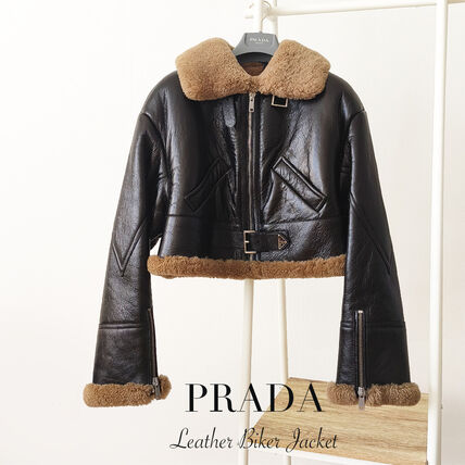 PRADA(プラダ) ムートン・ファーコート(レディース) - ブランド通販のBUYMA