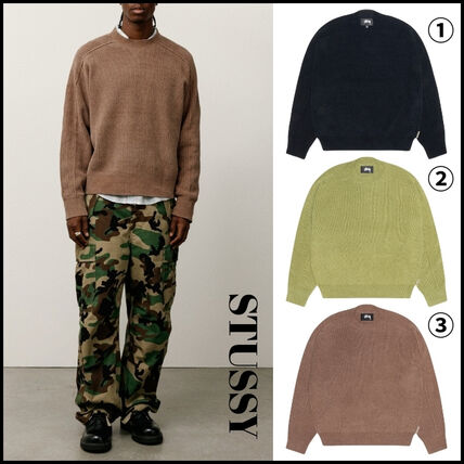 ブラウン（茶色）系 M STUSSY(ステューシー) ニット・セーター(メンズ