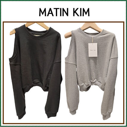 スウェット グレー（灰色）系 Matin Kim(マーティンキム) トップス