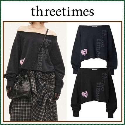 threetimes(スリータイムズ) スウェット・トレーナー(レディース