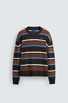 チャンピオン×ZARA ストライプ柄パッチセーター 3920/087/717 (ZARA